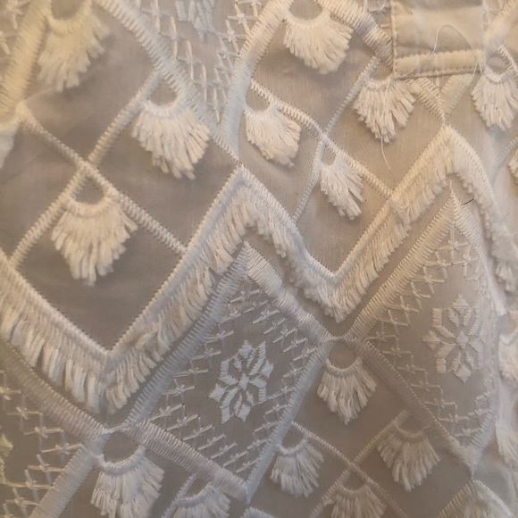 Banana republic polo dress white w/ embellishment - Picture 3 of 5